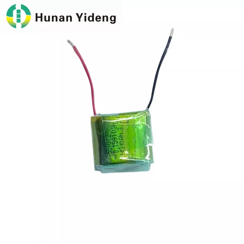 551012 3,7V 43mah elektromos játékok Li polimer akkumulátor