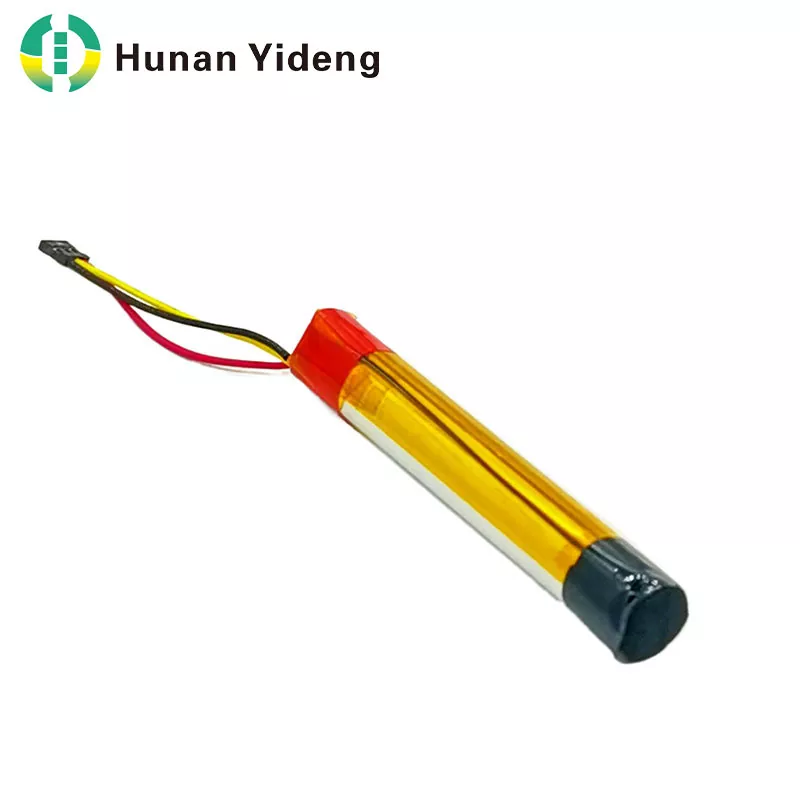 75500 3,7 V 220 mAh kis hengeres lítium-ion újratölthető akkumulátorok